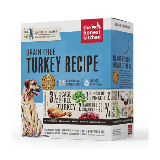 The Honest Kitchen Embark Turkey and Grain Free Dehydrated Dog Food