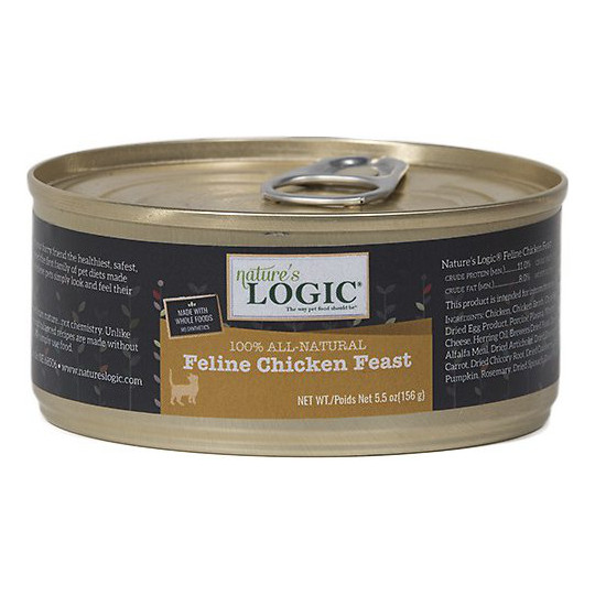 Nature's Logic Feline Chicken Feast Canned Cat Food