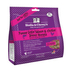 Stella & Chewy's Yummy Lickin' Salmon & Chicken Dinner Morsels Freeze-Dried Raw Cat Food