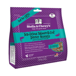 Stella & Chewy's Sea-licious Salmon & Cod Dinner Morsels Freeze-Dried Raw Cat Food