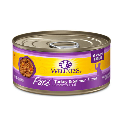 Wellness Pate Turkey & Salmon Entree Canned Cat Food