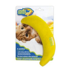 Cosmic 100-Percent Catnip Filled Banana, A Peeling Cat Toys