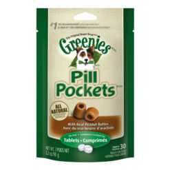 Greenies Pill Pockets Canine Peanut Butter Flavor Dog Treats