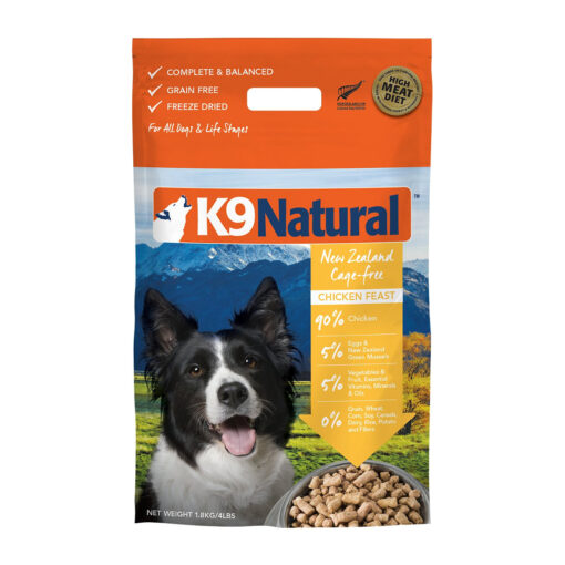 K9 Natural Chicken Feast Raw Grain-Free Freeze-Dried Dog Food