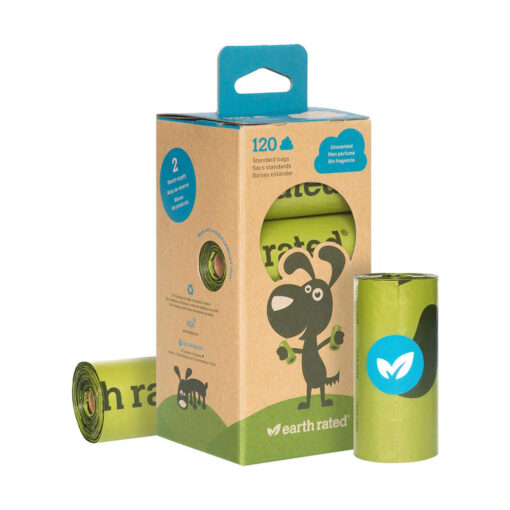 Earth Rated Poop Bag Refills Unscented 8 Rolls