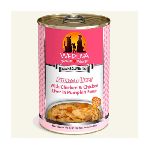 Weruva Amazon Liver with Chicken & Chicken Liver in Pumpkin Soup Canned Dog Food