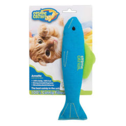 Cosmic Catnip Filled Fish Cat Toy