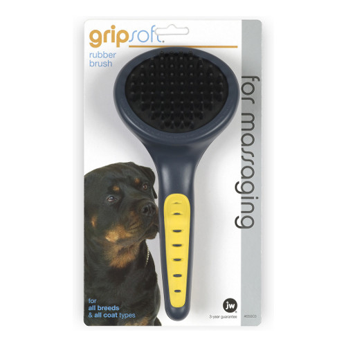 JW Pet Gripsoft Rubber Brush