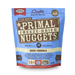 Primal Duck Formula Nuggets Grain-Free Raw Freeze-Dried Dog Food