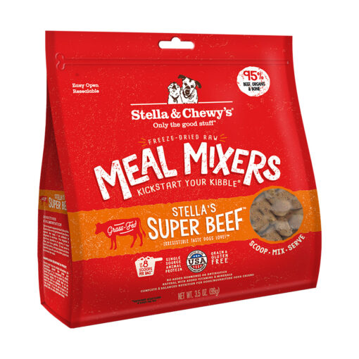 Stella & Chewy's Stella's Super Beef Meal Mixers Freeze-Dried Dog Food Topper