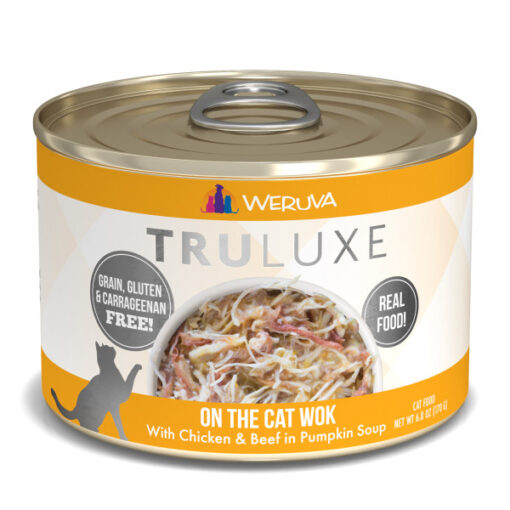 Weruva Truluxe On The Cat Wok with Chicken & Beef in Pumpkin Soup Canned Cat Food