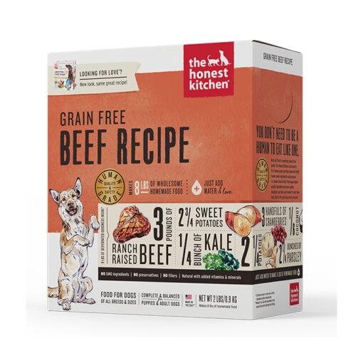 The Honest Kitchen Grain-Free Beef Recipe Dehydrated Dog Food