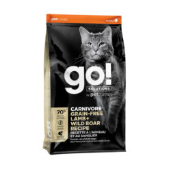 Go! Solutions Carnivore Grain-Free Lamb + Wild Boar Recipe Dry Cat Food
