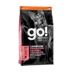 Go! Solutions Carnivore Grain-Free Salmon + Cod Recipe Dry Dog Food