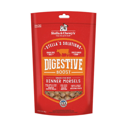 Stella & Chewy's Stella's Solutions Digestive Boost Freeze-Dried Raw Grass-Fed Beef Dinner Morsels Dog Food