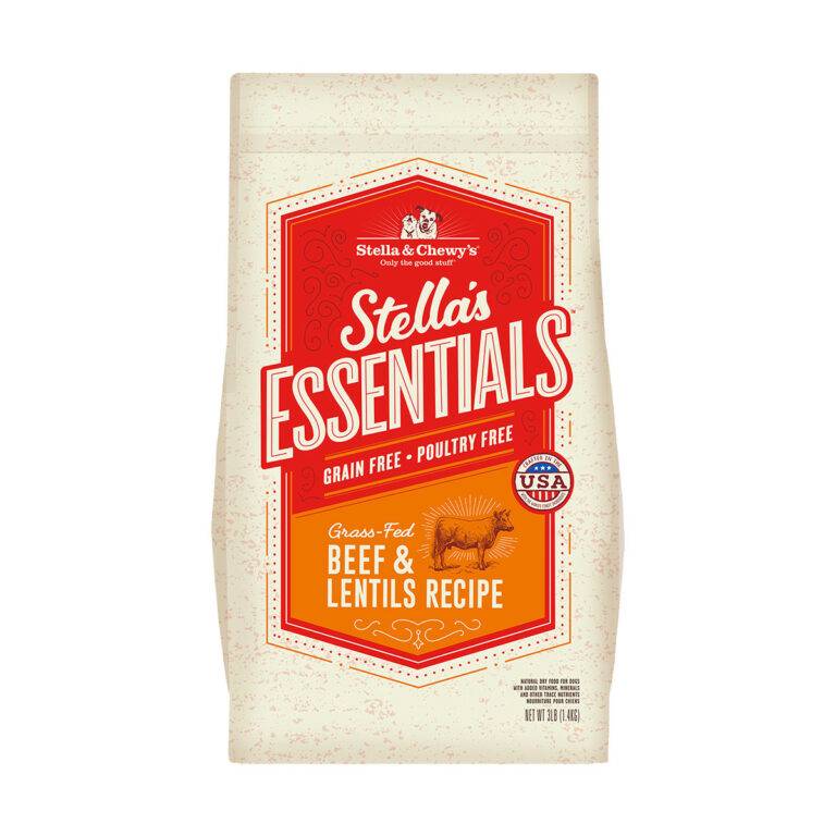 Stella’s Essentials Grain-Free Grass-Fed Beef & Lentils Recipe Dry Dog Food