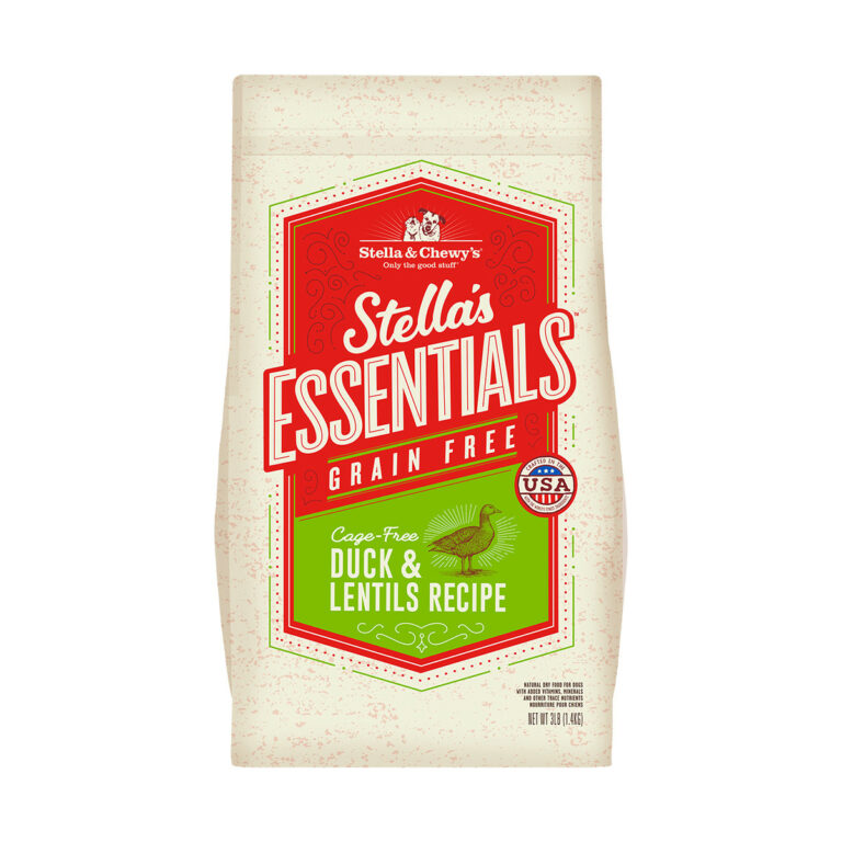 Stella’s Essentials Grain-Free Cage Free Duck & Lentils Recipe Dry Dog Food
