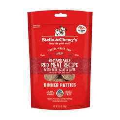 Stella & Chewy's Remarkable Red Meat Recipe Dinner Patties Freeze-Dried Raw Dog Food