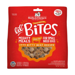 Stella & Chewy's Lil' Bites Itty Bitty Beef Recipe Small Breed Freeze-Dried Raw Dog Food