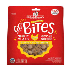 Stella & Chewy's Lil' Bites Chicken Little Recipe Small Breed Freeze-Dried Raw Dog Food