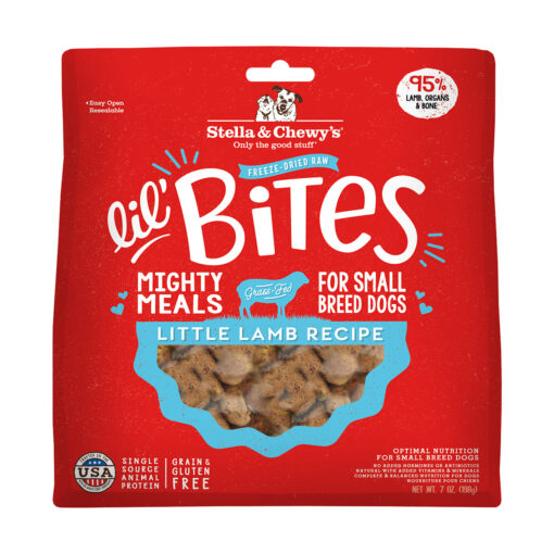 Stella & Chewy's Lil' Bites Little Lamb Recipe Small Breed Freeze-Dried Raw Dog Food