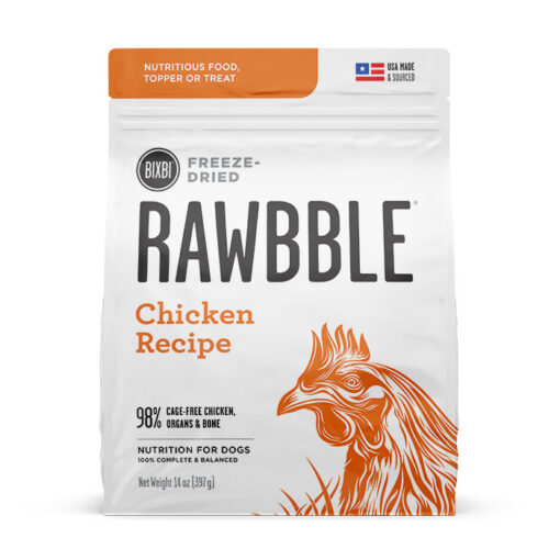 Bixbi Rawbble Freeze Dried Chicken Recipe Dry Dog Food
