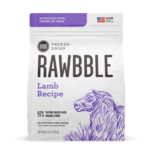 Bixbi Rawbble Freeze Dried Lamb Recipe Dry Dog Food