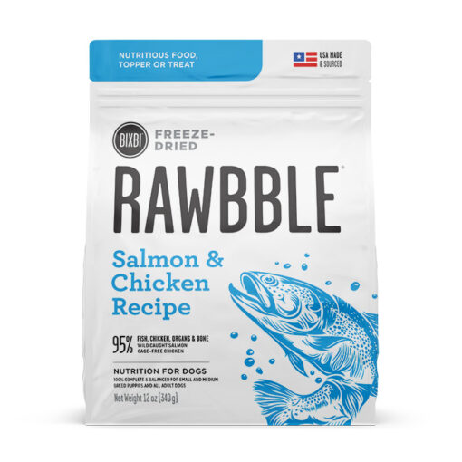 Bixbi Rawbble Freeze Dried Salmon & Chicken Recipe Dry Dog Food