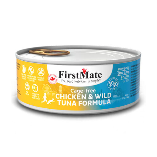 FirstMate 50/50 Chicken & Tuna Formula Grain-Free Canned Cat Food