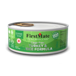 FirstMate Grain Friendly Cage-free Turkey & Rice Formula Canned Cat Food