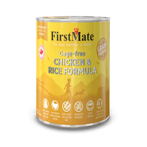 FirstMate Cage-free Chicken & Rice Formula Canned Dog Food