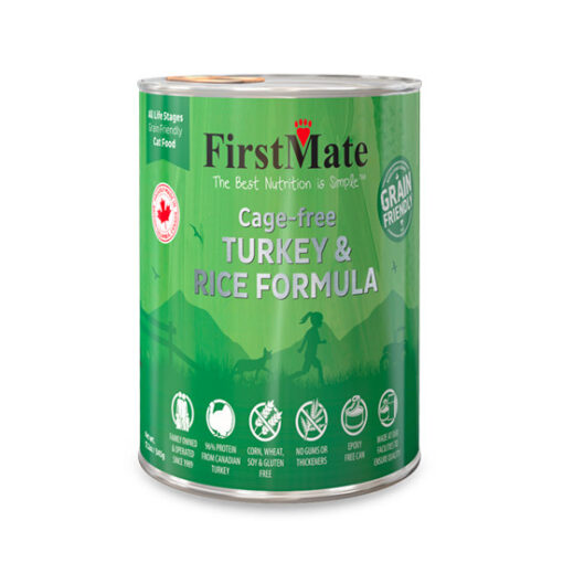 FirstMate Cage-free Turkey & Rice Formula Canned Dog Food