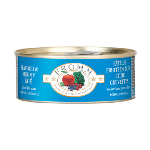 Fromm Four Star Grain Free Seafood & Shrimp Pate Canned Cat Food