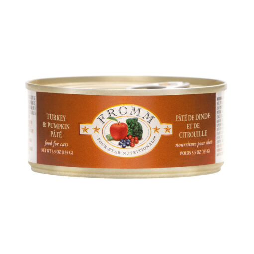 Fromm Four Star Grain Free Turkey & Pumpkin Pate Canned Cat Food
