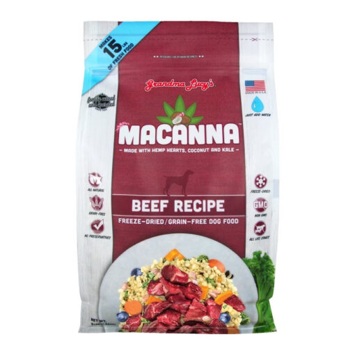Grandma Lucy’s Macanna Beef Freeze Dried Dog Food