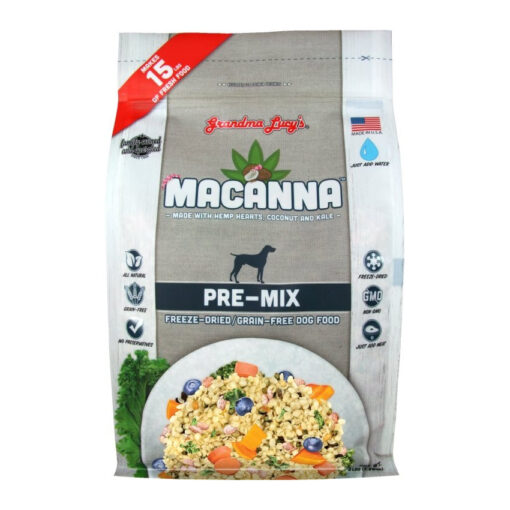 Grandma Lucy’s Macanna Grain-Free Pre-Mix Freeze-Dried Dog Food