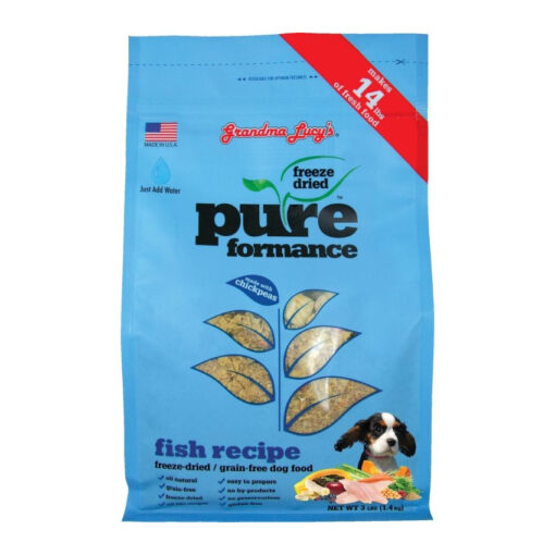 Grandma Lucy’s Pureformance Grain-Free Fish Freeze-Dried Dog Food