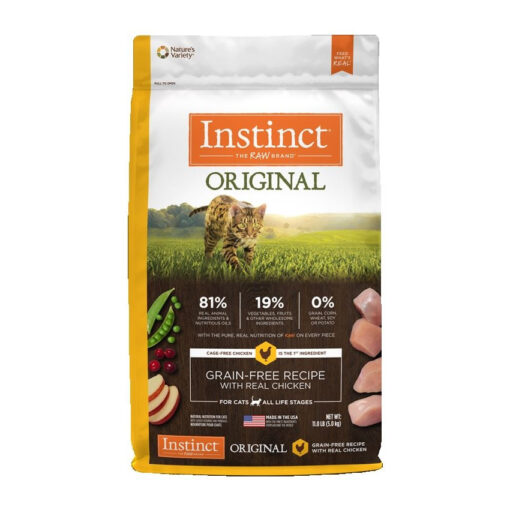 Nature’s Variety Instinct Original Grain-Free Recipe with Real Chicken Dry Cat Food