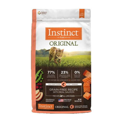 Nature’s Variety Instinct Original Grain-Free Recipe with Real Salmon Dry Cat Food