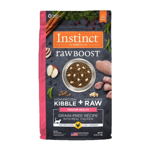 Nature’s Variety Instinct Raw Boost Indoor Grain-Free Recipe with Real Chicken Dry Cat Food