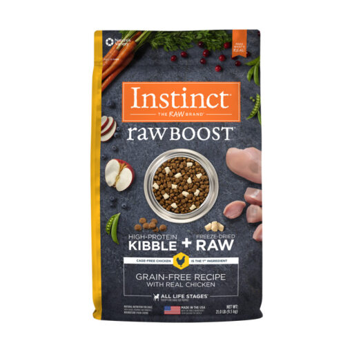 Nature’s Variety Instinct Raw Boost Grain-Free Recipe with Real Chicken Dry Dog Food