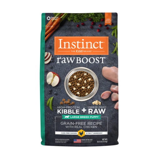Nature’s Variety Instinct Raw Boost Large Breed Puppy Grain-Free Recipe with Real Chicken Dry Dog Food