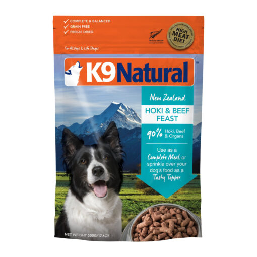K9 Natural Hoki & Beef Grain-Free Freeze-Dried Dog Food