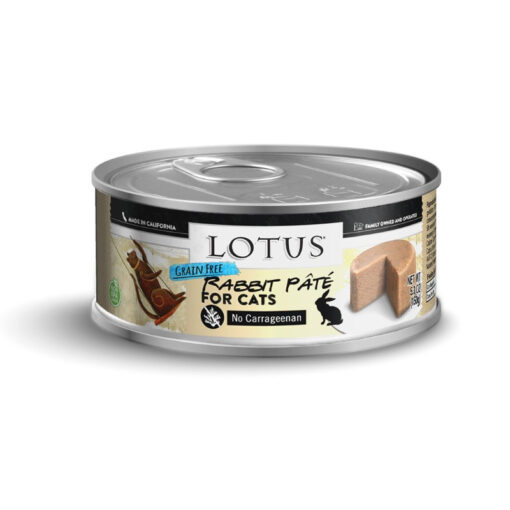 Lotus Rabbit Grain-Free Pate Canned Cat Food