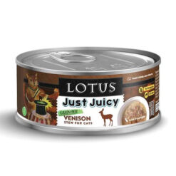 Lotus Just Juicy Venison Stew Grain-Free Canned Cat Food