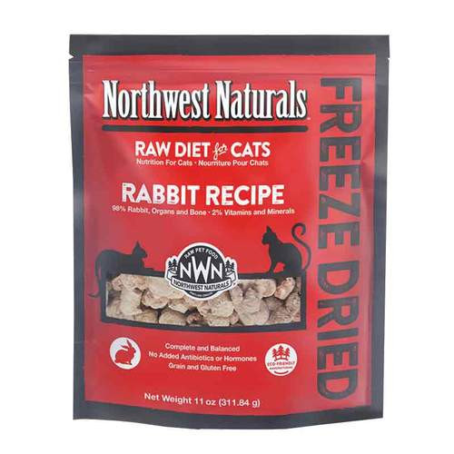 Northwest Naturals Freeze Dried Rabbit Cat Food