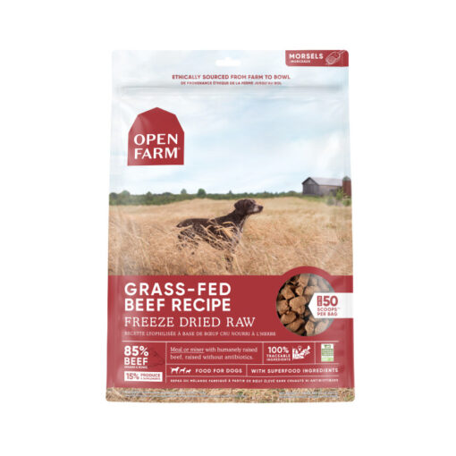 Open Farm Grain-Free Grass-Fed Beef Recipe Freeze Dried Raw Dog Food