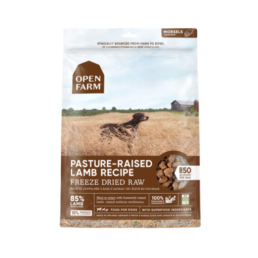 Open Farm Grain-Free Pasture-Raised Lamb Recipe Freeze Dried Raw Dog Food