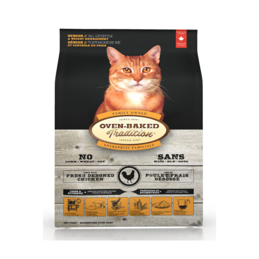 Oven-Baked Tradition Chicken Formula Senior Dry Cat Food