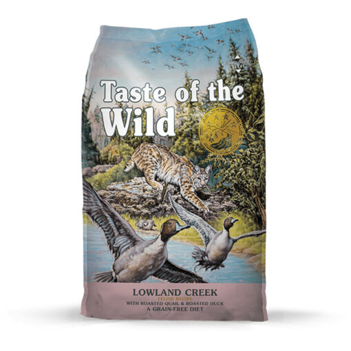 Taste of the Wild Lowland Creek Roasted Quail & Roasted Duck Grain-Free Dry Cat Food